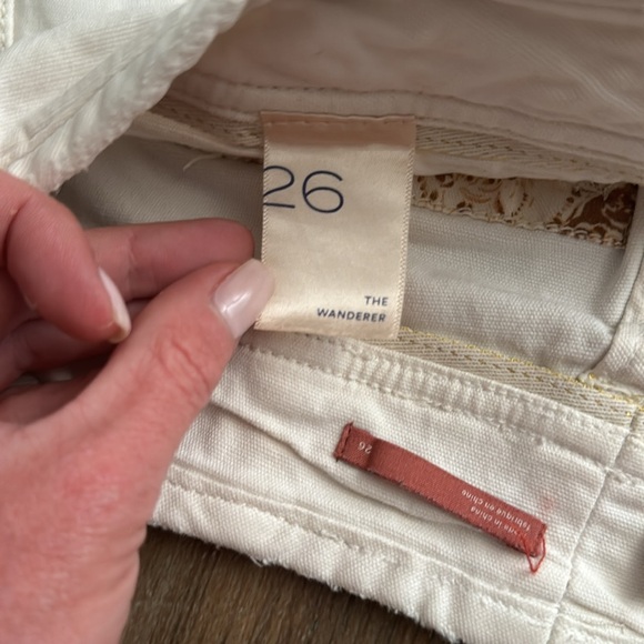 Anthropologie Pilcro The Wanderer Pant Patchwork Painter Paint Size 26 - Picture 4 of 7